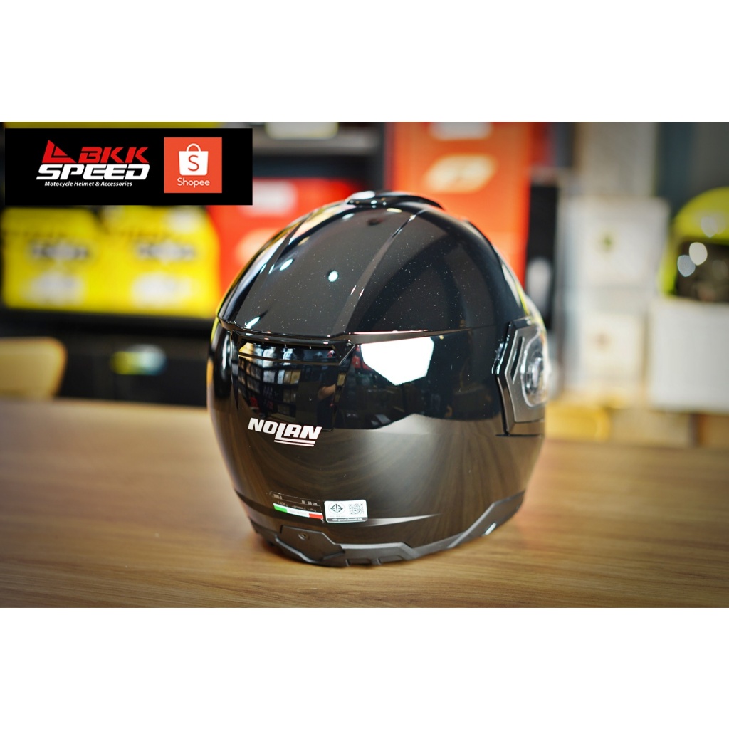Nolan N90-3 Classico Black (301) ดำเงา ยกคาง จาก อิตาลี ECE R22.06 - รูปที่ 2