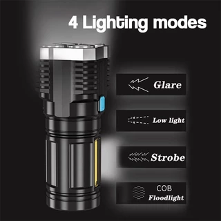 ไฟฉาย LED ไฟฉายอเนกประสงค์ ไฟฉายแรงสูง ไฟฉายสว่าง ขนาดพกพา ไฟฉายUSB พร้อมส่ง