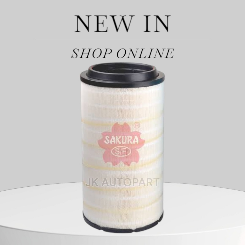 กรองอากาศ NISSAN UD370 QUESTER UD รุ่นใหม่ (นอก+ใน) รหัส A-61590-S ยี่ห้อ SAKURA แท้ๆ สั่งเบิกโดยตรง