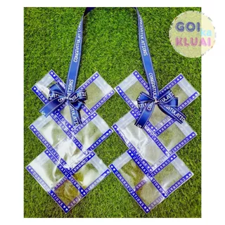 พร้อมส่ง มาลัยเงิน 12ใบ ข้างละ 6ใบ มาลัยคล้องคอ มาลัยบัณฑิต ปัจฉิม