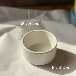 ถ้วยเซรามิก สำหรับใส่เครื่องประดับ /อบขนม (ขนาดเล็ก)