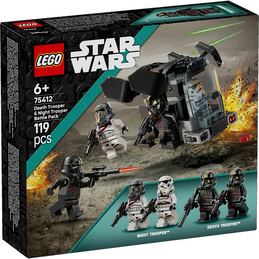 (พร้อมส่ง รับประกันกล่องสวย) Lego Star Wars 75412 Death Trooper & Night Trooper Battle Pack