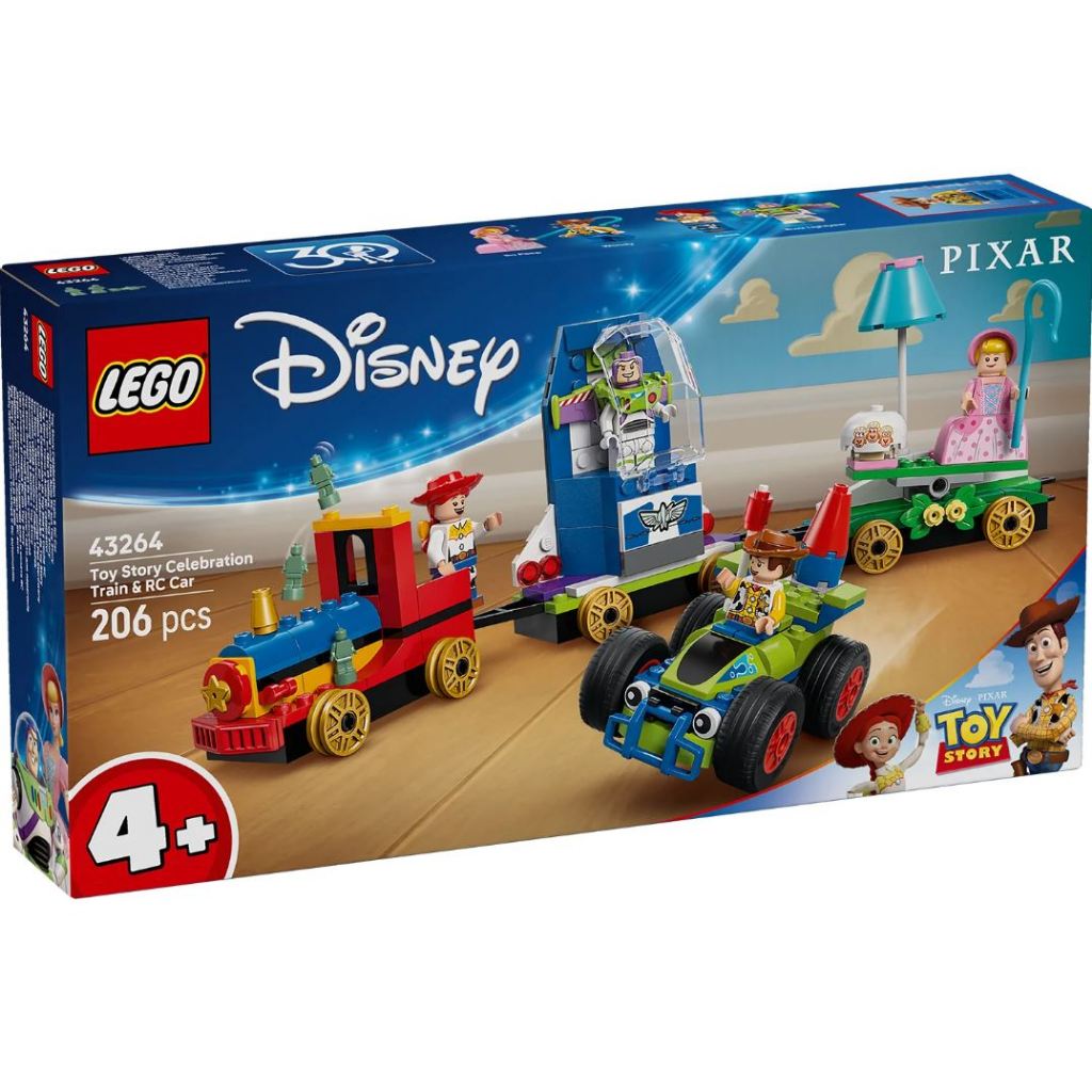 LEGO® Disney™ & Pixar's Toy Story Celebration Train & RC Car 43264