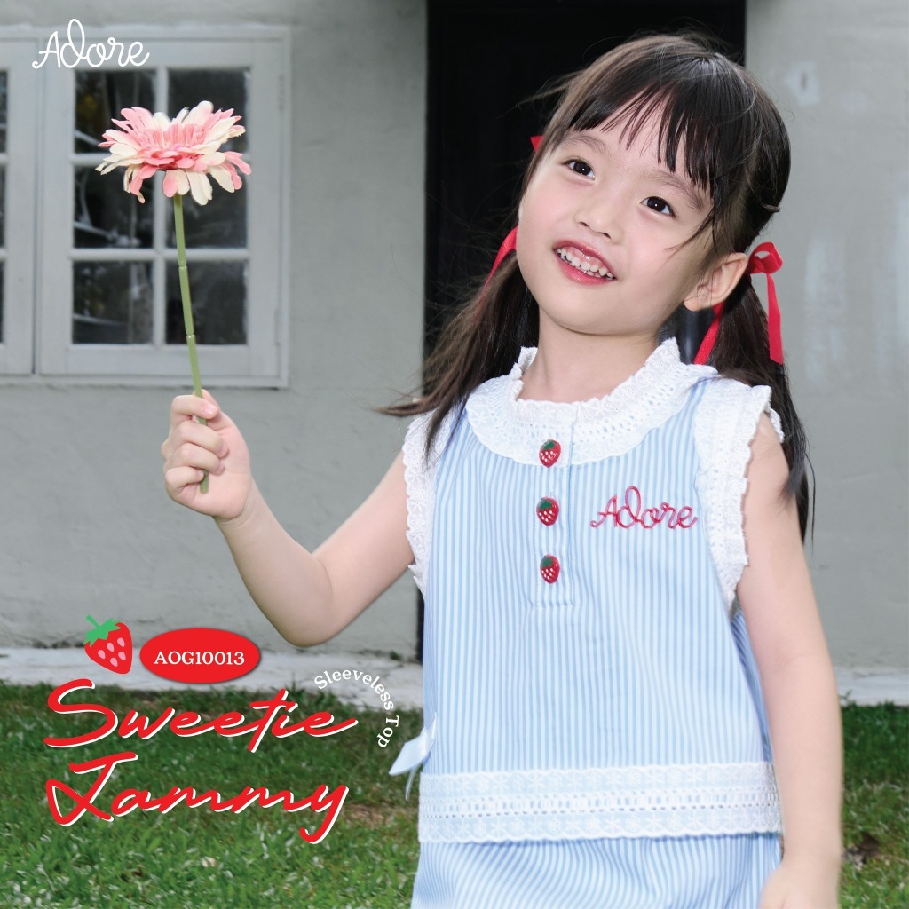 ADORE2112 AOG10013 : SWEETIE JAMMY SLEEVELESS TOP