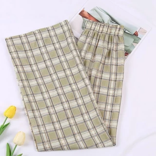 [ส่งจากไทย] 𝑩𝒓𝒂𝑩𝒓𝒂𝑩𝒓𝒂 #L-001 กางเกงขายาว ผ้า cotton ผ้านิ่มๆ เด้งๆๆใส่สบาย
