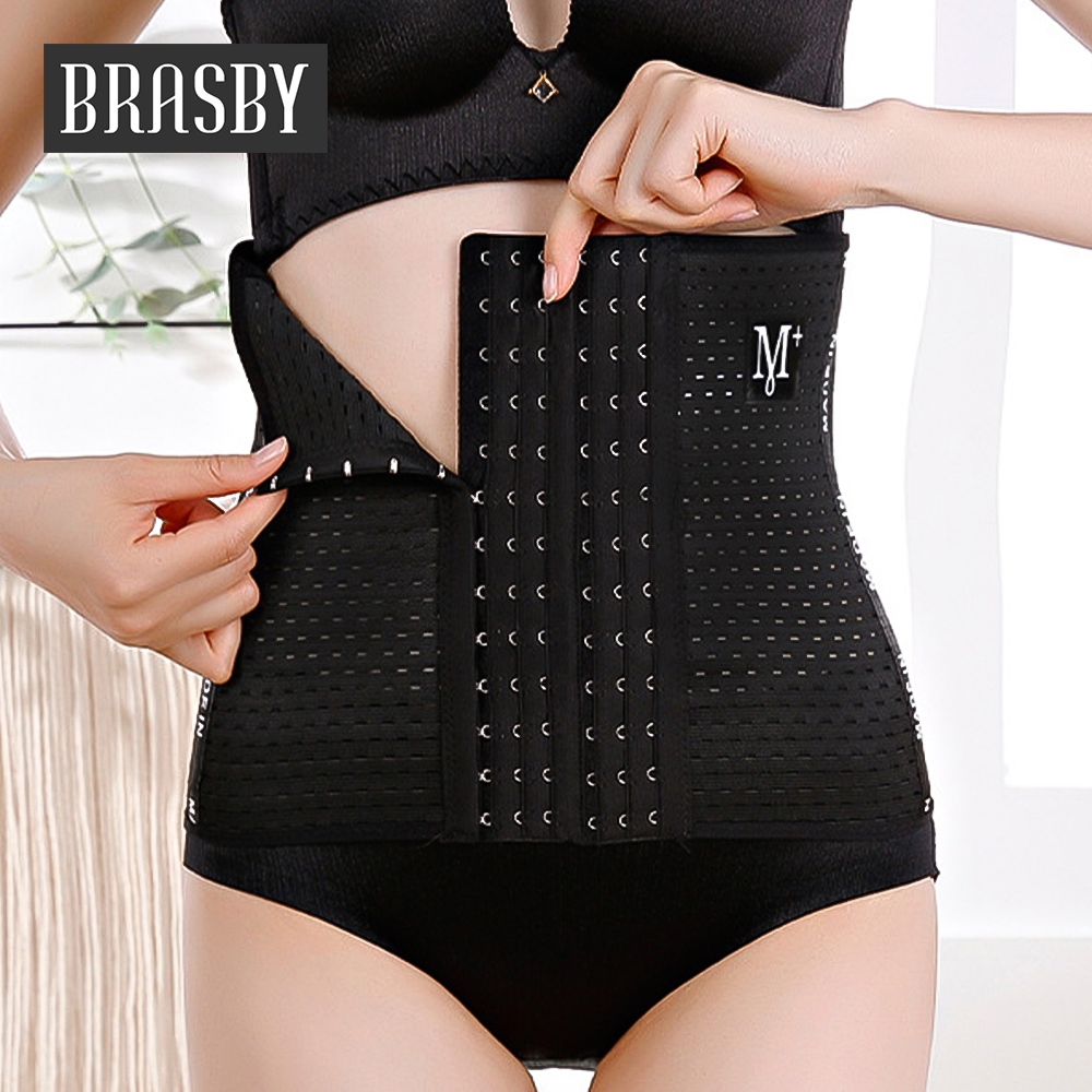 🎉BRASBY🎉เข็มขัดรัดหน้าท้อง ชุดกระชับปรับรูปร่าง สำหรับหลังคลอด เก็บหน้าท้อง กระชับเอว แบบสวมใส่ง่าย