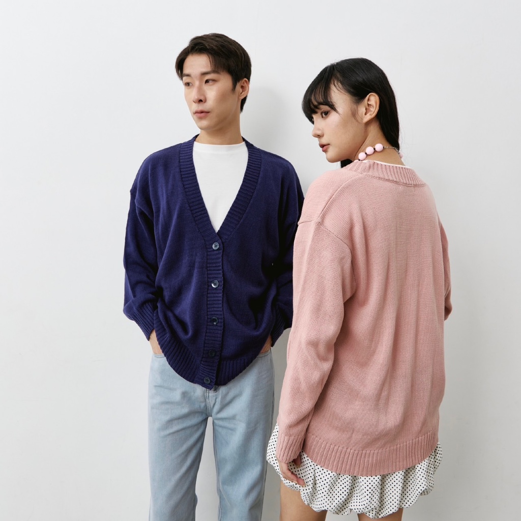 Baby cardigan คาร์ดิแกน ไหมพรม ไซส์ใหญ่ คาร์ดิแกนไหมพรม แขนยาว เสื้อคลุม