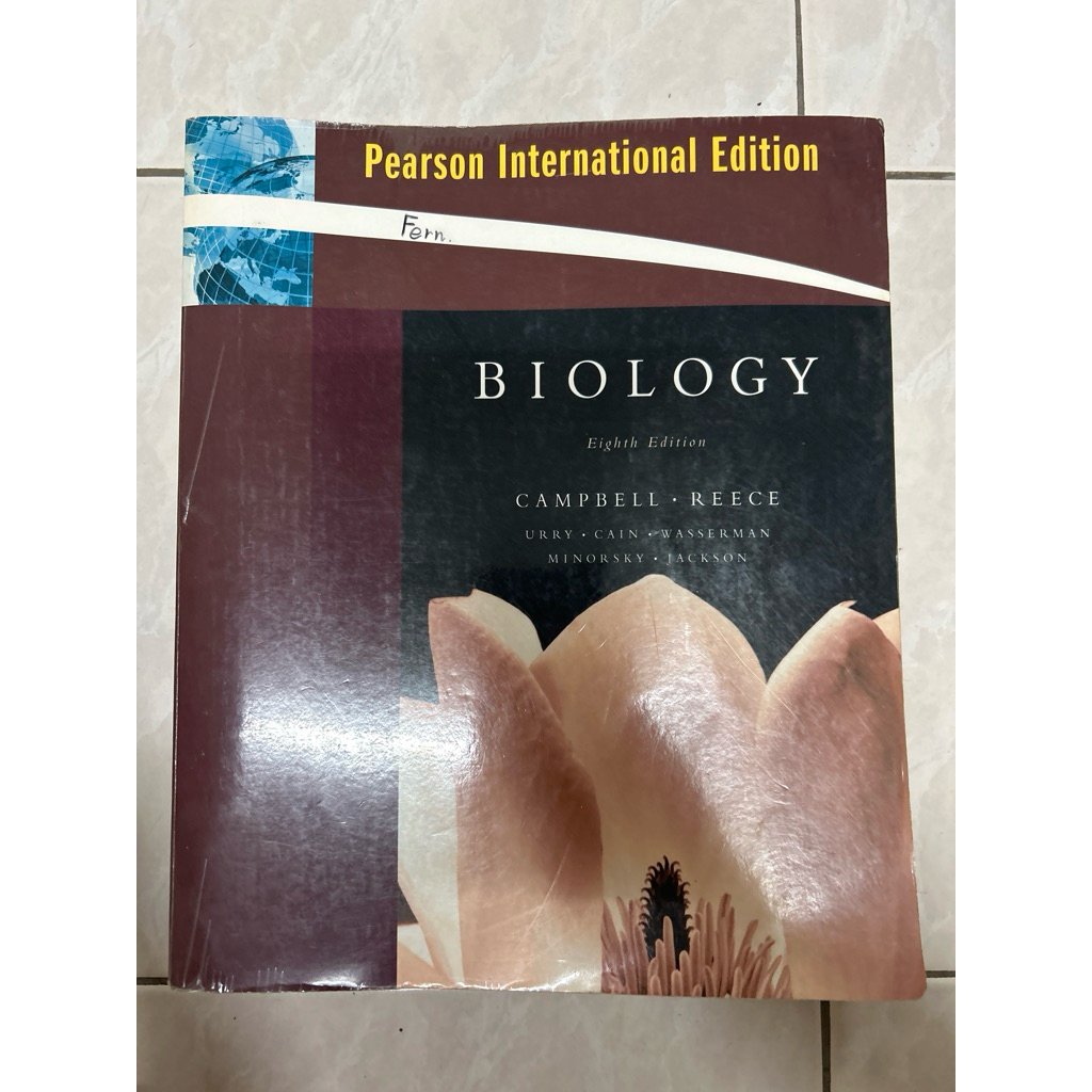 Campbell biology eighth edition มีขีดเขียนไฮไลท์ 20%