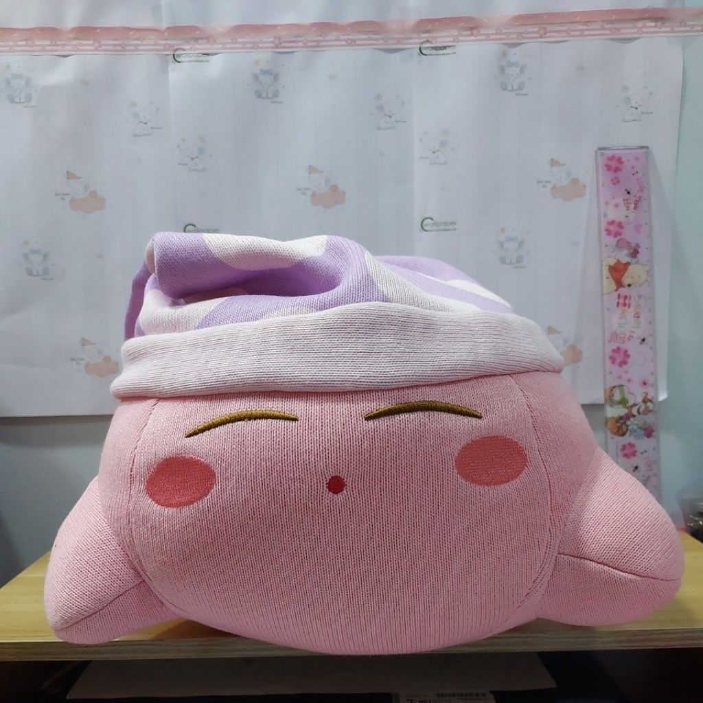 Kirby Stars Knitting Ami Ami Good Night Sleeping Plush /ตุ๊กตาเคอร์บี้ สตาร์ อามิ อามิ ถัก นอนหลับ ข