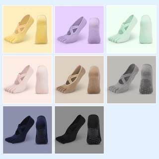 chishop ถุงเท้าโยคะ ถุงเท้าพิลาทิศ กันลื่น ดีไซน์สวย ใส่สบาย เหมาะสำหรับใส่ออกกำลังกาย