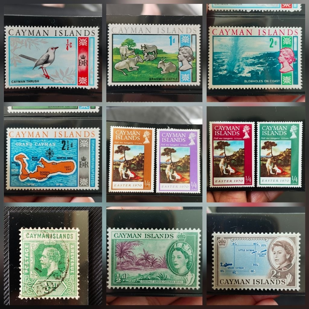 💥 แสตมป์เก่า จากหมู่เกาะ Cayman Islands