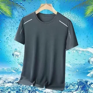 CC-30022 เสื้อแขนสั้นผ้าไหมเย็นแบบบาง ผ้าตาข่าย ระบายอากาศ แห้งไว เหมาะกับหน้าร้อน ใส่สบาย ใช้งานได้หลากหลาย ICE SILK