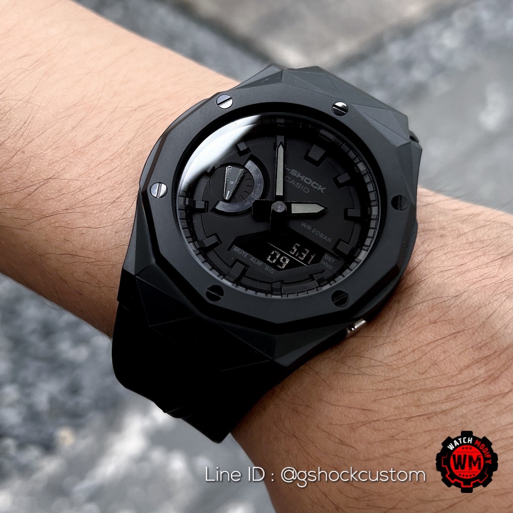 G-Shock Custom Hublot Design Big Bang Black