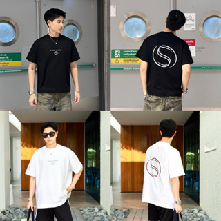 เสื้อยืดBoxy fit logo S ทรงครอป คอฟิต