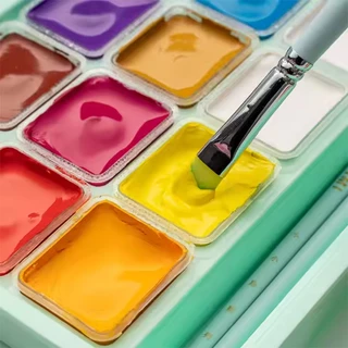 【จัดส่งในวันเดียวกัน】 MIYA HIMI GOUACHE สีกวอช 18/24 สี 30ml ของแท้จากตัวแทนจำหน่ายไทย การออกแบบถ้วยเยลลี่ที่ไ