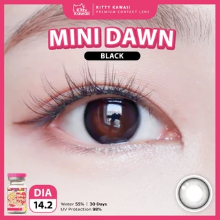 Kitty Kawaii Contact Lens : Mini Dawn Black - คอนแทคเลนส์รายเดือน (VIAL)