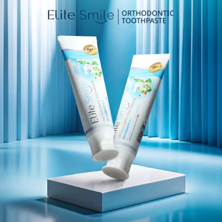 ยาสีฟัน Elite Smile Orthodontic สูตรจัดฟัน ลดเสียวฟัน เหล็กใส ไร้กลิ่นปาก ขนาด 80 กรัม 2 หลอด