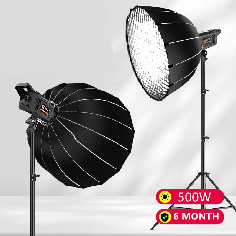 Professional Studio Flash Light 500W lighting for Photography light Photo Strobe Flash camera ไฟต่อเ