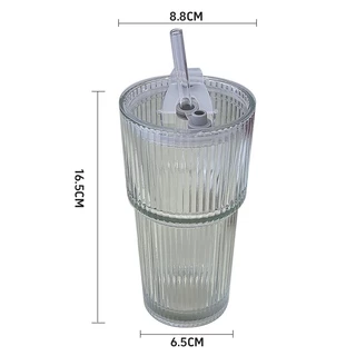 (แตกเคลมฟรี) (แพคโฟมกันแตก) แก้วเกาหลี 600ml แก้วมัทฉะ แก้วมัทฉะ แก้วกาแฟ แก้วกาแฟ แก้วน้ำแข็ง