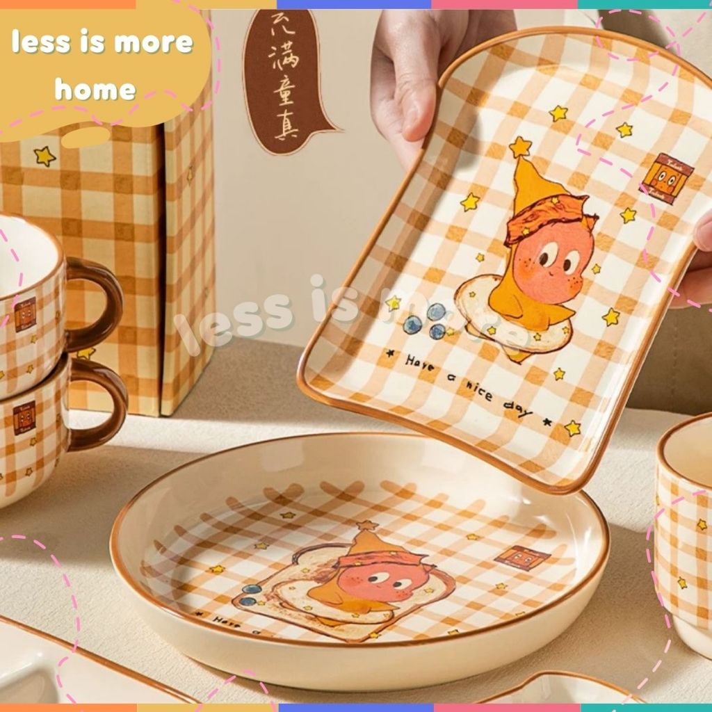 ((พร้อมส่ง!!!)) TWINKLE TWINKLE  จานกลม จานทรงขนมปัง ลิขสิทธิ์แท้  เข้าไมโครเวฟ เตาอบ เครื่องล้างจานได้ - รูปที่ 6