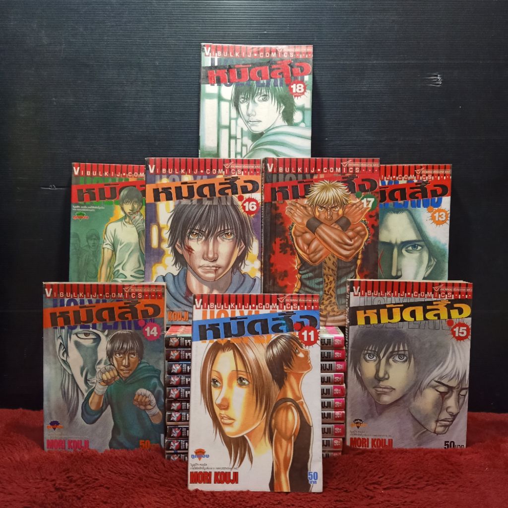 📚🐰💸 หนังสือการ์ตูนเรื่อง: หมัดสั่ง Holyland ชุด 1-18 เล่ม z7928