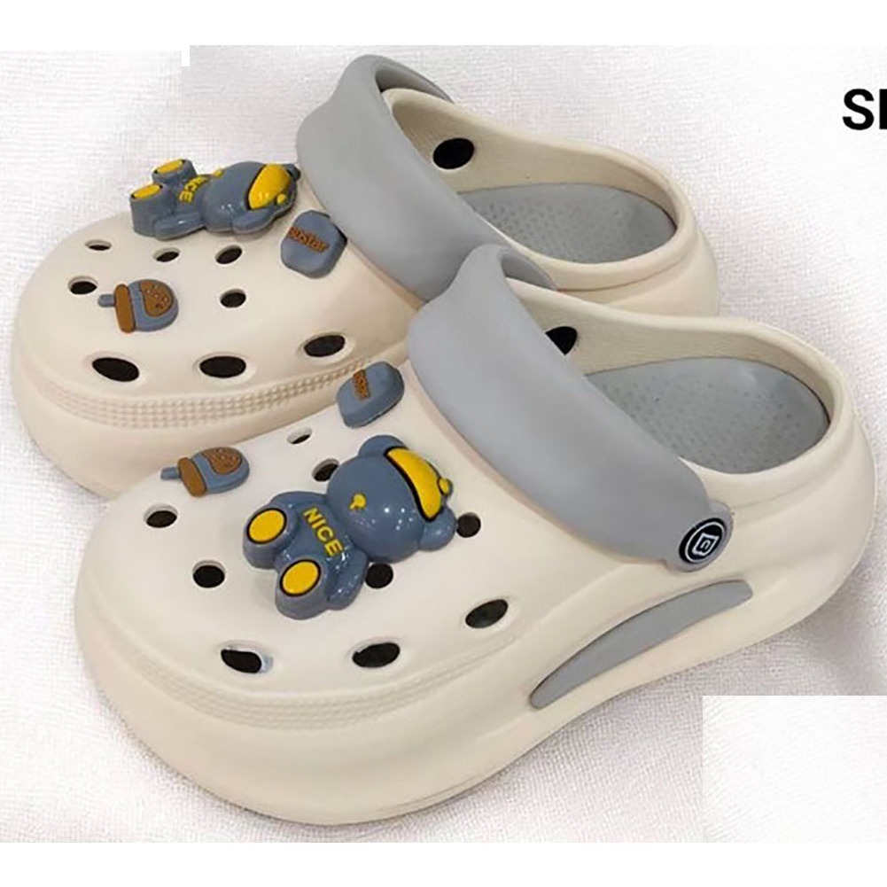 รองเท้าหัวโต BDstar EVA รุ่น BDE738-1 พื้นหนา 7 cm สามารถถอดพื้นได้ ใส่นุ่ม เบา สบาย ไม่อับชื้น - รูปที่ 5