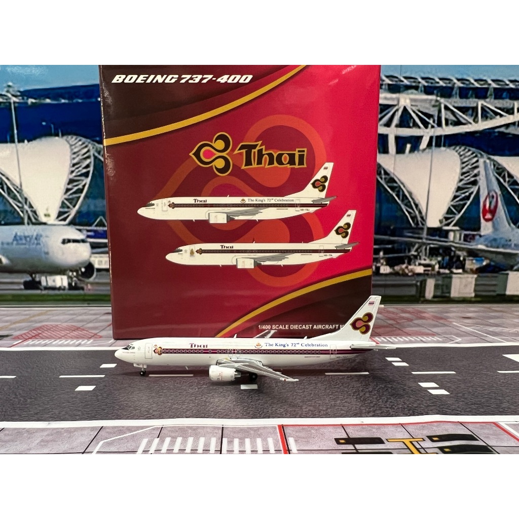 JC Wings [XX4987] 1:400 Thai Airways B737-400 ‘The King's 72nd Celebration’ HS-TDJ