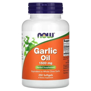 พร้อมส่ง NOW Foods น้ำมันกระเทียมสกัดเข้มข้น Garlic Oil 1,500 mg 250 Softgels ลดคอเลสเตอรอล