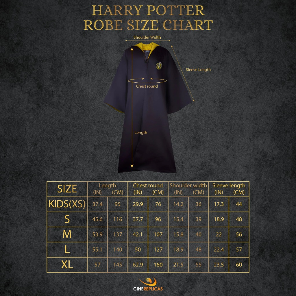 Cinereplicas Harry Potter Hufflepuff Robe Official Movie รูปที่ 3