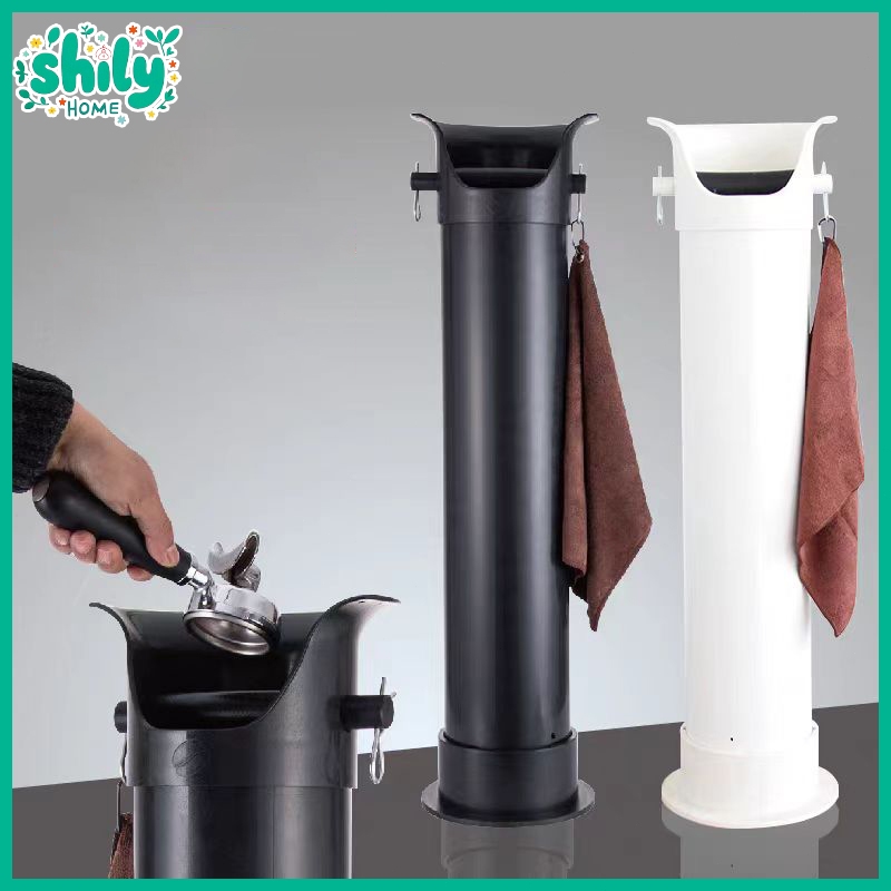 ถังเคาะกากกาแฟ ที่เคาะกากกาแฟ ฝาครอบถอดได้ ทําความสะอาดง่าย ถังกากกาแฟ มี 2 สีให้เลือก