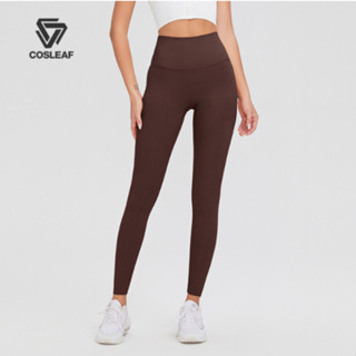 Cosleaf Leggings กางเกงเลกกิ้ง ฟิตเนส โยคะ ตัดขาเองได้ ผ้าไล…