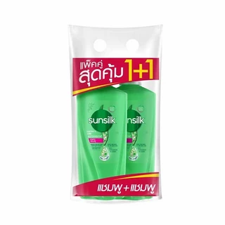 (แพ็คคู่)แชมพูซันซิล sunsilk (แชมพู+แชมพู / แชมพู+ครีมนวด ) ขนาด 300-400 มล.