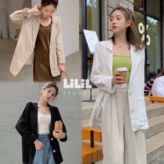 เสื้อคลุม​ผ้าลินิน​ ใส่ลำลอง​ ใส่ถ่ายรูป​ โทนสีวินเทจ​ มี​ 3…