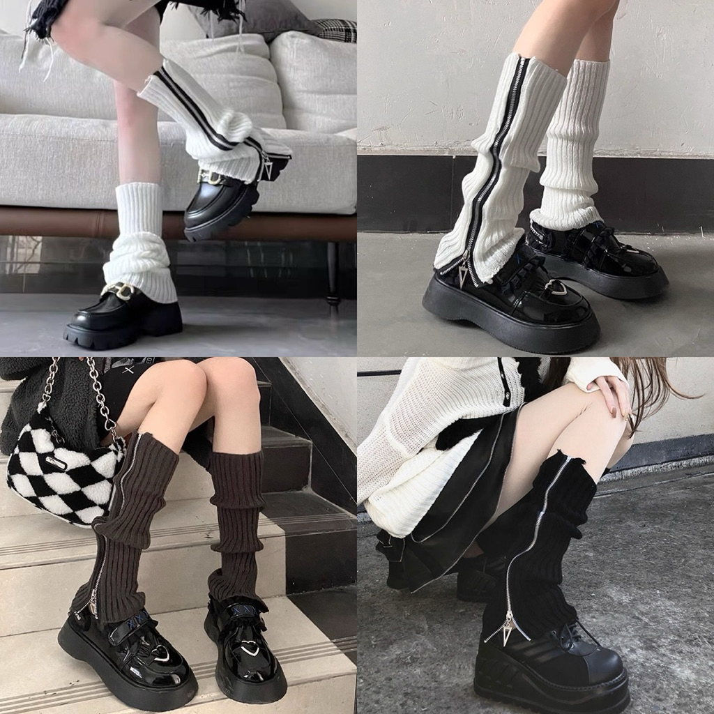 ถุงเท้าแฟชั่น BunnyJ. พร้อมส่งในไทย สไตล์โลลิต้า กอทิค เนื้อผ้าดี แมชชิ่งกับชุดเพิ่มความน่ารักขึ้นไป