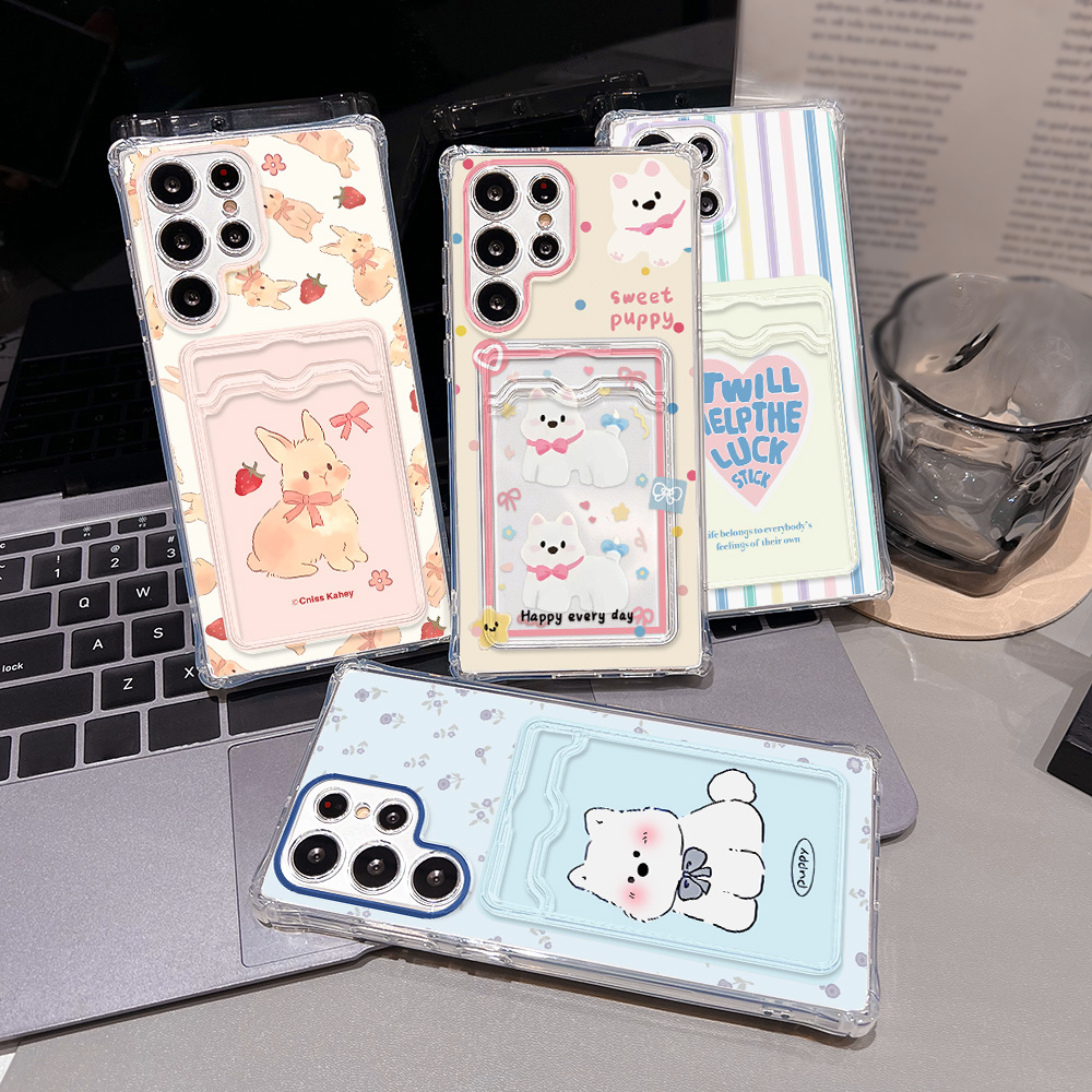 เคสใส่บัตร สำหรับ OPPO A3 A3X A5 Pro A18 A17 A17K A38 A60 A57 A79 A5 A9 2020 A15 A16 A54 A77 A58 A5S A74 4G A95 5G เคส