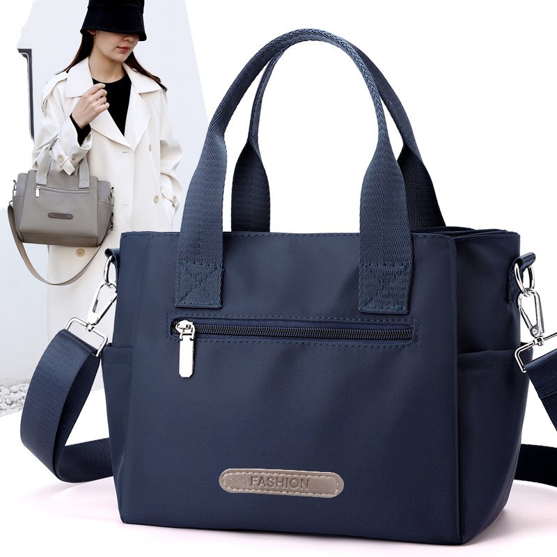 [BG51] กระเป๋าสะพายข้าง 8 ช่องการใช้งาน กระเป๋าสะพายไหล่ แฟชั่นผู้หญิง ผ้าไนล่อน มีซับในอย่างดี