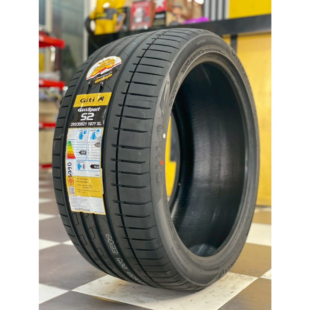 ยาง GITI Sport S2 295/35R21 ปี2025 ยางสปอร์ต SUV ขอบ21 สำหรับ Porsche Cayenne / Audi Q7 / BMW X6