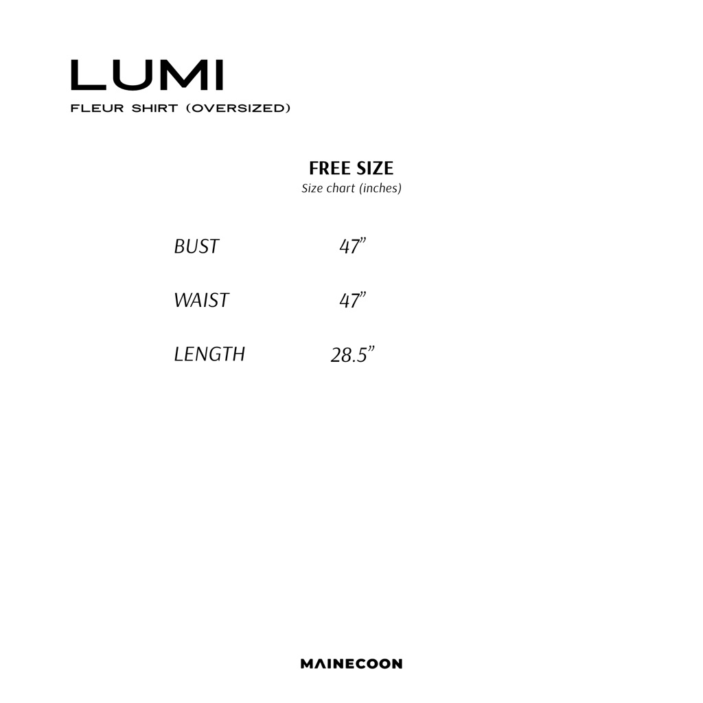 MAINECOON – Lumi Fleur Shirt ราคา ถูกที่สุด ดีลบีเคเค แกลเลอรีภาพที่ 8