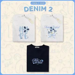 Jarika.shop - เสื้อยืด Denim (งานป้าย.. Jarika ) ( จ253 ) ( 2/2 )