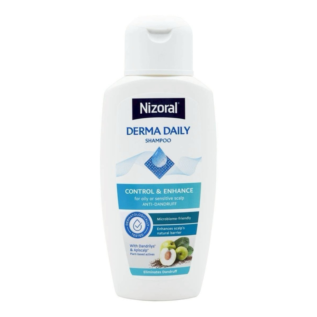 Nizoral derma daily shampoo 200ml แชมพูเพื่อการขจัดรังแค และอาการคันหนังศรีษะ