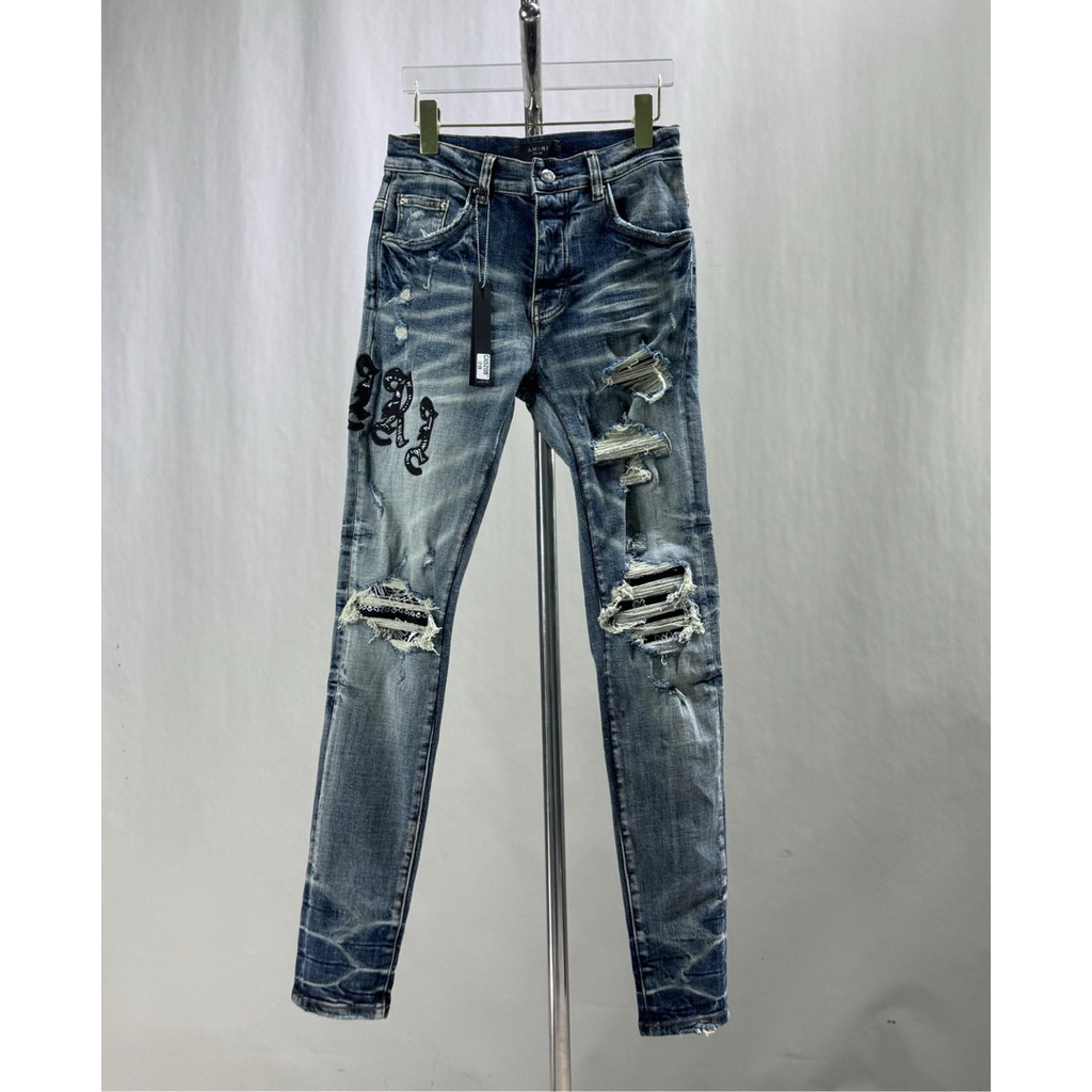 กางเกง Amiri เข่าดำAMIRI งานพรีเมี่ยม สินค้ารับประกันตรงปกแน่นอน พร้อมส่ง