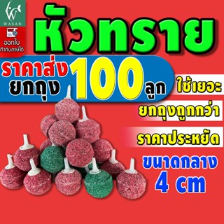 หัวทราย หัวออกซิเจน ขนาด 4 cm 100ลูก เพิ่มออกซิเจนในตู้ปลา (…