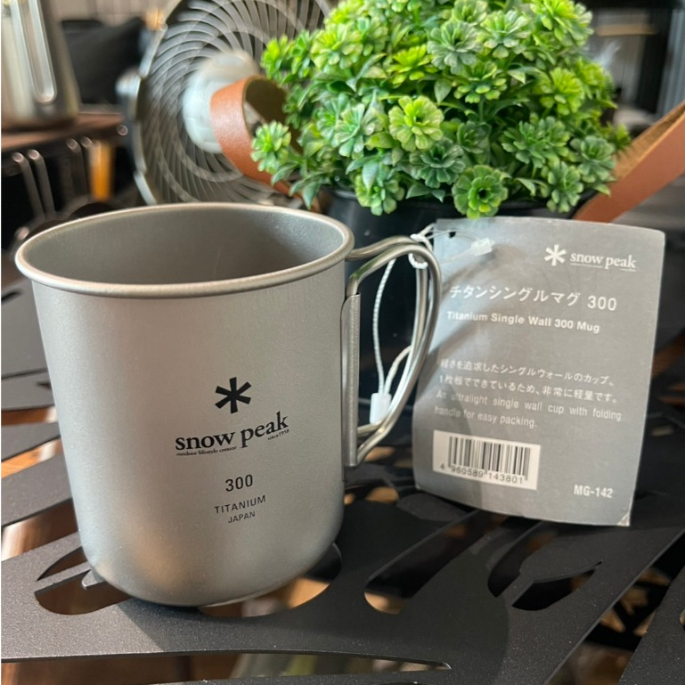 แก้วน้ำ Snow Peak Ti Single Wall 300ml. Mug