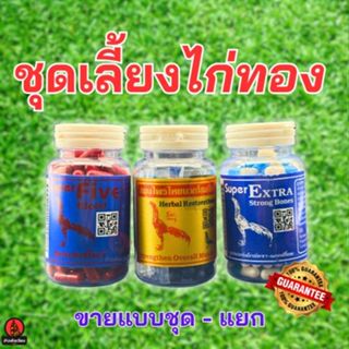 ไก่ทอง บำรุงไก่ แคลเซียม โสมจีน