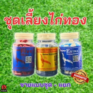 ไก่ทอง บำรุงไก่ แคลเซียม โสมจีน