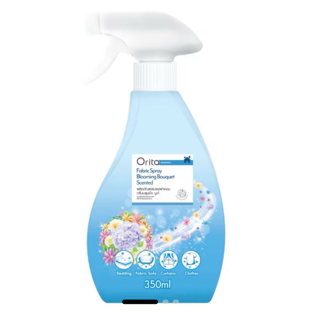 Orita โอริต้า ผลิตภัณฑ์สเปรย์ผ้าหอม กลิ่นบลูมมิ่ง บู เก้ 350มล.
