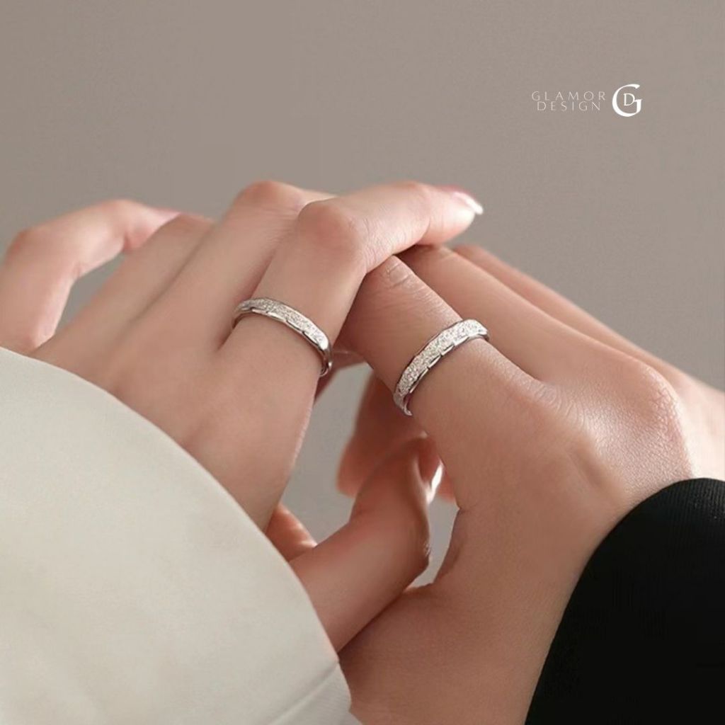 GLAMOR✨แหวน Milky Way Ring แหวนคู่รัก เงินแท้925 ดีไซน์ทางช้างเผือก เรียบหรู ของขวัญวันครบรอบ ราคา ถูกที่สุด ดีลบีเคเค แกลเลอรีภาพที่ 8