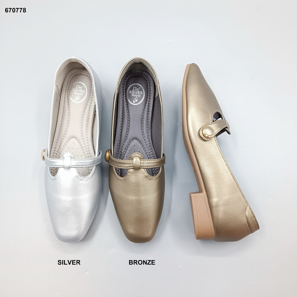 พร้อมส่ง D670778 รองเท้าคัชชู maryjane รุ่นใหม่ ส้น1 นิ้ว คัทชูหุ่มส้น