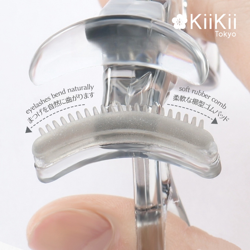 KiiKii ที่ดัดขนตาสำหรับทุกตาชนิด ดัดง่ายโค้งงอนสวย ที่ดัดขนตาแบบมีหวีในตัว เรียงเส้นเป๊ะไม่ติดกัน เรียงเส้นสวย รูปที่ 4