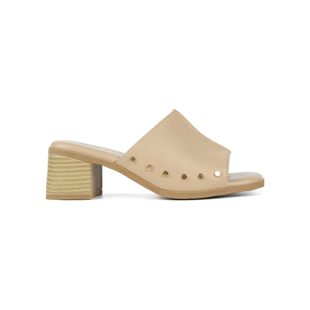 SHU BEDDY 2" MULE - NUDE รองเท้าแตะส้นสูง